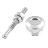 Maxbell 3x22mm Push Button Quick Release Bonnet Hood Pins Lock Latch Universal Sliver