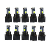 Maxbell 2x10 Pieces Car T5 3030 Instrument Panel 3LED Light for Twist Socket White