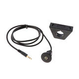 Maxbell 2xCar Boat Motorcycle Dash Mount 3.5mm Male to Female AUX Audio Cable 1 Meter