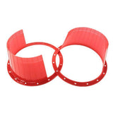 Maxbell 10x2pcs 6.5'' Car Speaker Waterproof Cover Car Horn Plastic Spacer Protective