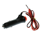 Maxbell 2x1m 12V/24V Car Cigarette Lighter Power Cord Socket Plug Switch for Red LED