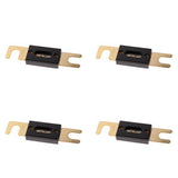 Maxbell 2x4pcs Universal 200AMP ANL Gold Plated Flat Blade Fuses for Car Auto Vehicle