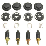 Maxbell 3x8Piece 2.0HDI Engine Cover Bolt Bonnet Hood Clip For CITROEN PEUGEOT 307 406