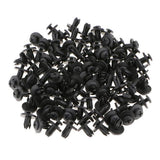 Maxbell 2x100Pcs Plastic Rivets Car Bumper Fender Clips Door Panel Screws 6mm Hole Dia