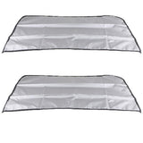 Maxbell 3x1 Pair Magnetic Sunshade Shield Curtains Double Sides for Car Side Windows