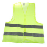 Maxbell 3xNeon Green Safety Vest Jacket for Reflective Strips High Visibility
