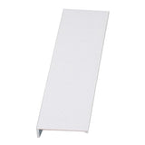 2xSimple Hidden Cabinet Handles Drawer Knobs Locker Handle matt silver 120mm