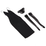 5x1/6 Deep V Black Long Evening Dress Stockings Set for 12inch Female Figure