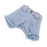 8xDenim Shorts for 1/6 Blythe Licca Doll Outfit Doll Clothes Accessories Blue