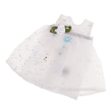 7xCute Flower White Sleeveless Princess Dress Outfit for 20cm 8'' Blythe Dolls