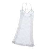 8x1/6 Mesh Strap Dress Women Clothes for 12'' Action Figure Accessories White