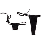 10x1/6 Scale Female Soldier Beach Bikini Suit for 12'' Action Figure Black