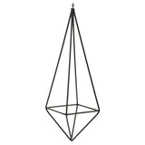 20xHanging Metal Tillandsia Air Plant Rack Holder Flower Pot Black Color