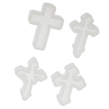 40x4 Pieces Cross Shape Silicone Pendant DIY Molds for Resin Jewelry Making