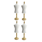 4x Cat Dog Clothes  Mannequin Doll Dress Form Display Rack for Doll Clothes