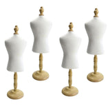 4x Cat Dog Clothes  Mannequin Doll Dress Form Display Rack for Doll Clothes