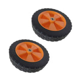 Maxbell 2x 7 inch Foldable Wagon Replacement Wheel Double Bearing Rubber