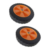 Maxbell 2x 7 inch Foldable Wagon Replacement Wheel Double Bearing Rubber