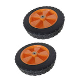Maxbell 2x 7 inch Foldable Wagon Replacement Wheel Double Bearing Rubber