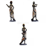 African Lady Figurine Tribal Lady Sculpture Desktop Home Office Decoration StyleA StyleB StyleC