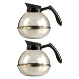 Maxbell 2x 1.8L Coffee Decanter Replacement Carafe for Home Kitchen Restaurant