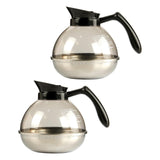 Maxbell 2x 1.8L Coffee Decanter Replacement Carafe for Home Kitchen Restaurant