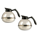 Maxbell 2x 1.8L Coffee Decanter Replacement Carafe for Home Kitchen Restaurant
