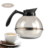 Maxbell 2x 1.8L Coffee Decanter Replacement Carafe for Home Kitchen Restaurant