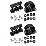 Maxbell 2 Pcs Bike Block Fork Mount Holder Aluminum Alloy Front Fork Rear Rack