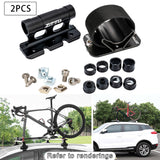 Maxbell 2 Pcs Bike Block Fork Mount Holder Aluminum Alloy Front Fork Rear Rack