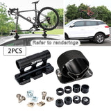 Maxbell 2 Pcs Bike Block Fork Mount Holder Aluminum Alloy Front Fork Rear Rack