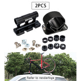 Maxbell 2 Pcs Bike Block Fork Mount Holder Aluminum Alloy Front Fork Rear Rack