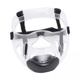 Maxbell 2x Clear Taekwondo Mask Head Cover Detachable Face Shield Head Gear
