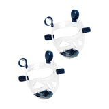 Maxbell 2 Piece Clear Taekwondo Mask Head Cover Detachable Face Shield Head Gear