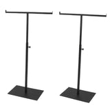 Maxbell 2 Purse Display Stand Rack Bag Bracelet Jewelry Scarf Handbag Holder Black