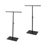 Maxbell 2 Purse Display Stand Rack Bag Bracelet Jewelry Scarf Handbag Holder Black