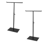 Maxbell 2 Purse Display Stand Rack Bag Bracelet Jewelry Scarf Handbag Holder Black