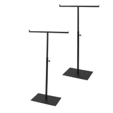 Maxbell 2 Purse Display Stand Rack Bag Bracelet Jewelry Scarf Handbag Holder Black