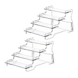 Maxbell 2x Display Riser Shelves Stand Organizer Storage Model Collectibles Dessert