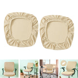 Maxbell 2x Elastic Office Chair Covers Stretchable Chair Slipcover