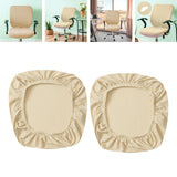 Maxbell 2x Elastic Office Chair Covers Stretchable Chair Slipcover