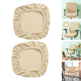 Maxbell 2x Elastic Office Chair Covers Stretchable Chair Slipcover