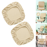 Maxbell 2x Elastic Office Chair Covers Stretchable Chair Slipcover
