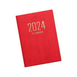 Maxbell 4xSchedule Notebook Monthly Planner Appointment Calendar Diary Journal Durable Red