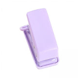 Maxbell 4xMini Single Hole Puncher Punch Handheld for Paper Handcraft Clipboard Sturdy Purple