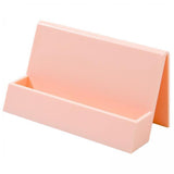 Maxbell 4xName Card Rack Durable Office Supplies Sturdy for Countertop Desk Desktop Pink