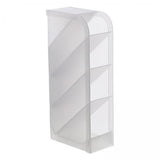 Maxbell 2xPencil Dispenser Desk Stationery Organizer 4 Layer for Home Office Organizer white oblique