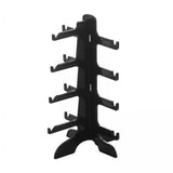Maxbell 2xSunglasses Showcase Durable Storage Eyewear Glasses Show Stand for Home Shop black