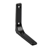 Maxbell 3xHeavy Duty Shelf Bracket Wall Hanging Shelve L Shaped Brackets Black 4Inch