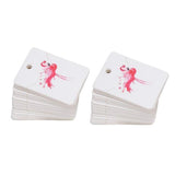 Maxbell 3x5*7 cm Color Printing Creative Earring Packaging Cards Flamingos